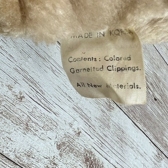 VTG Walmart Brand Plush Brown 9” Bear Tongue Stuck Out Rattle Inside Stuffed - Picture 6 of 12